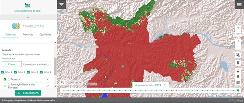 Mapa Bioma - Ferramenta para Avaliação Preliminar