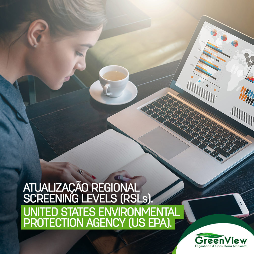 Atualização Regional Screening Levels (RSLs) United States Environmental Protection Agency (US EPA)