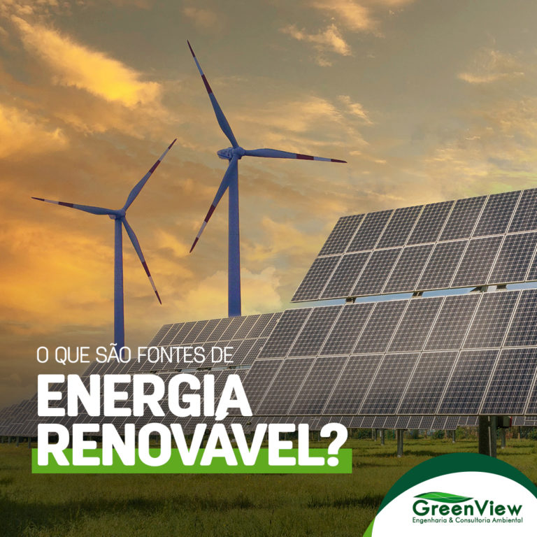 O que são fontes de energia renovável?