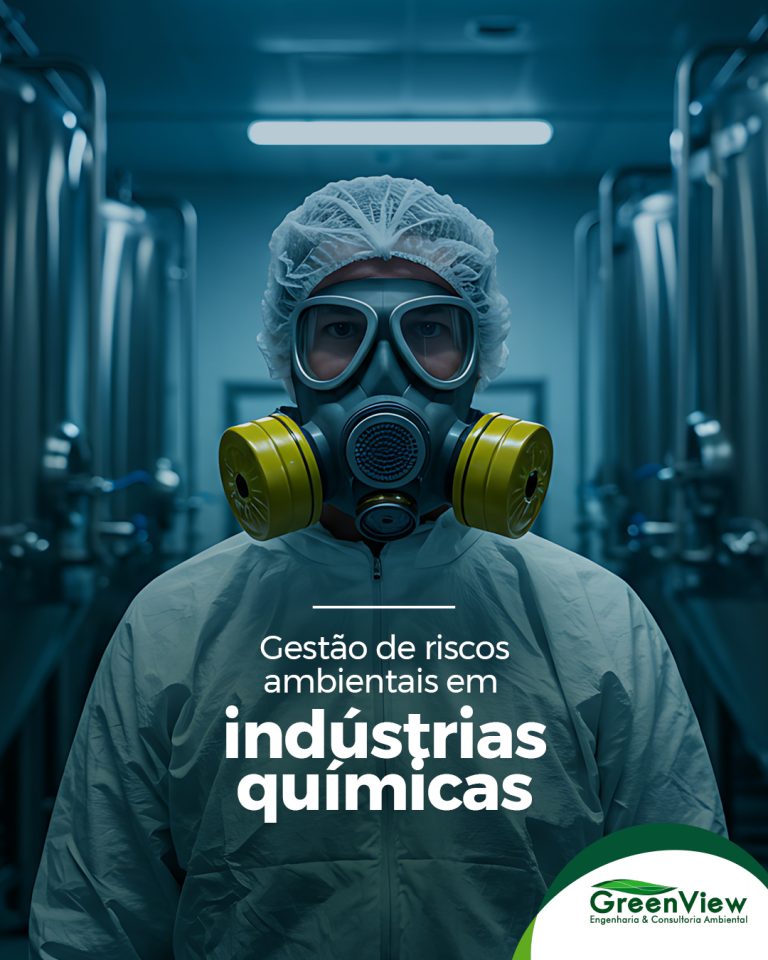 Gestão de riscos ambientais em indústrias químicas